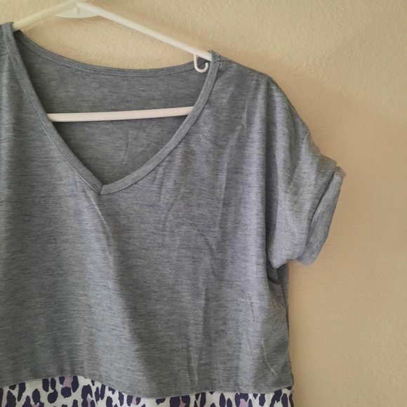 NWOT Multicolored Cheeta Top Size L *BOGO* - Picture 6 of 7